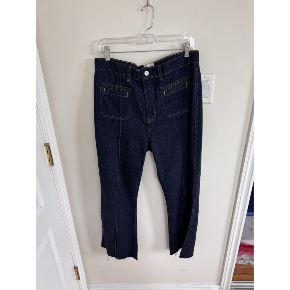 Reformation Fiona Cropped Denim Jacket And Mia Bootcut Jeans Set M - Picture 9 of 13